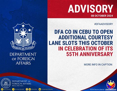 dfa consular office cebu|Department of Foreign Affairs .